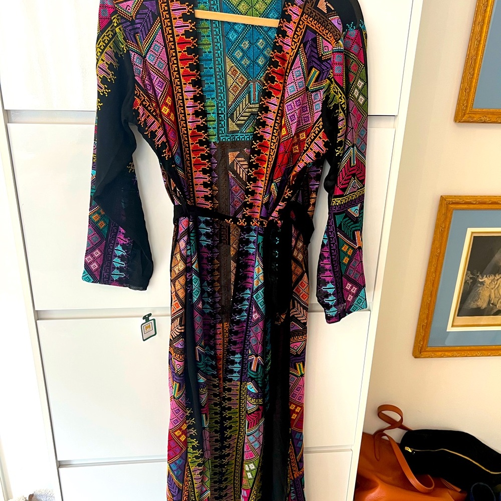 BEAUTIFUL  EMBROIDERED COAT MULITICOLOURED